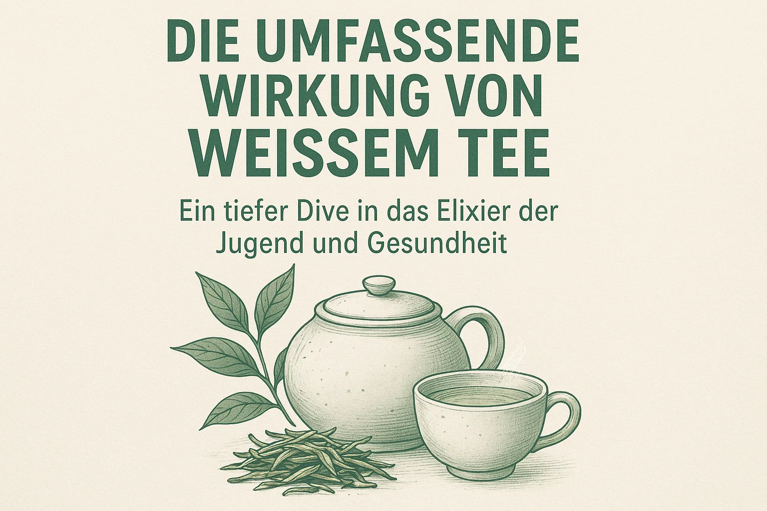 Die umfassende Wirkung von weißem Tee: Ein tiefer Dive in das Elixier der Jugend und Gesundheit