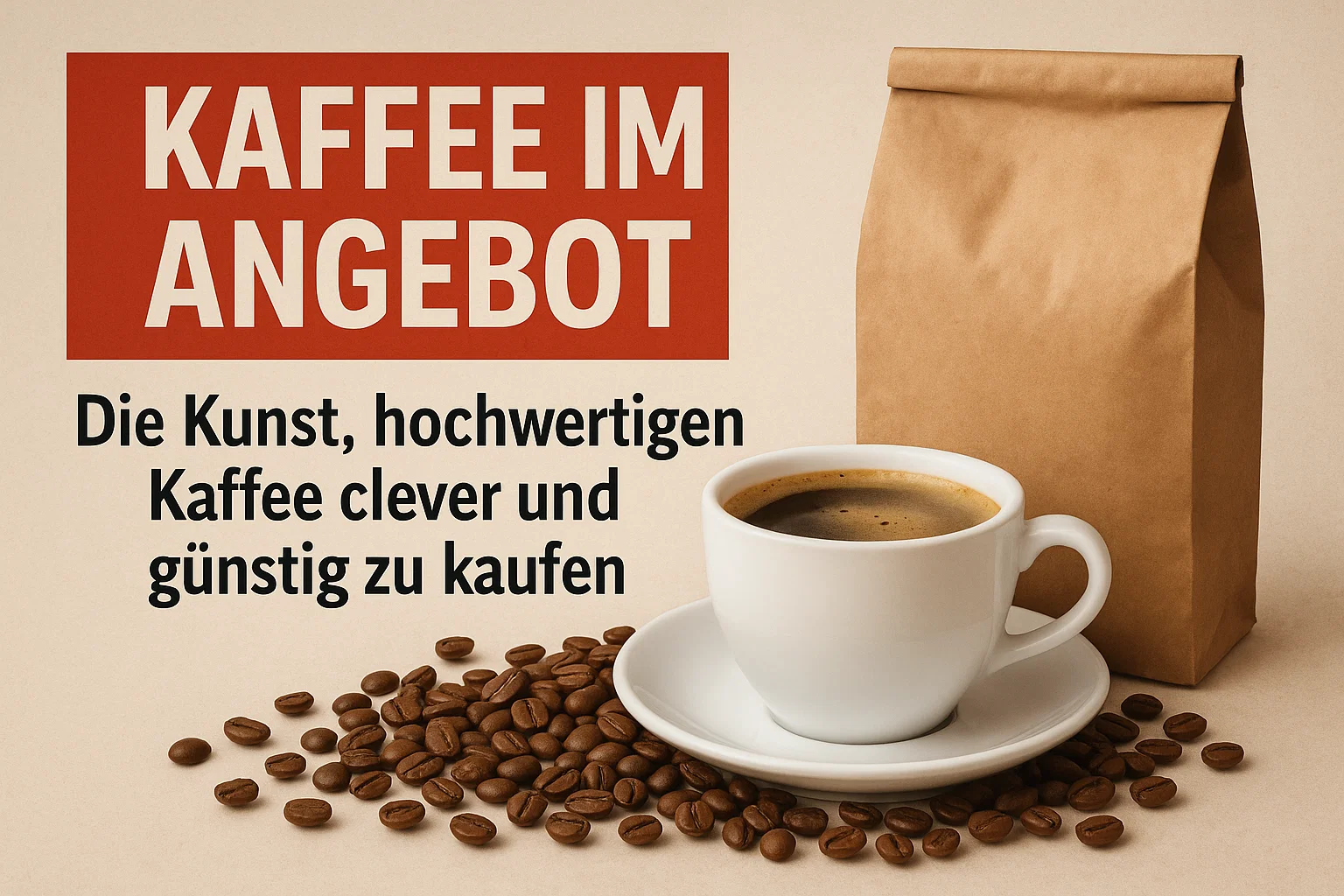 Kaffee im Angebot: Die Kunst, hochwertigen Kaffee clever und günstig zu kaufen