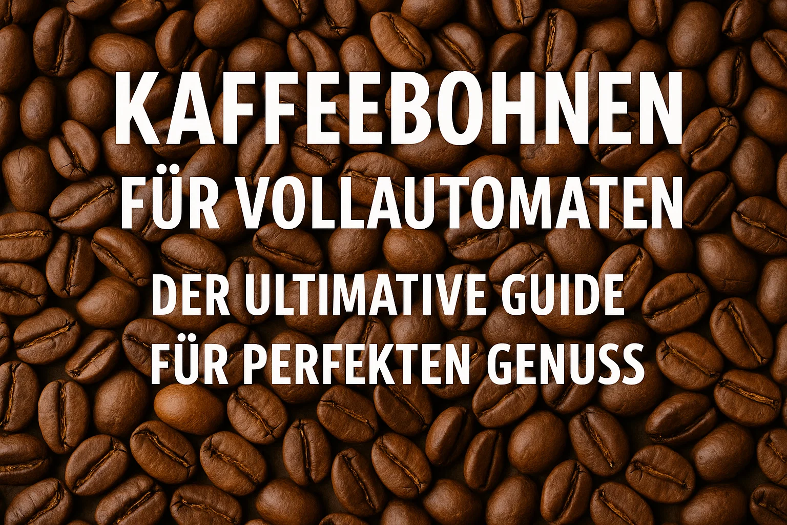 Kaffeebohnen für Vollautomaten: Der Ultimative Guide für Perfekten Genuss