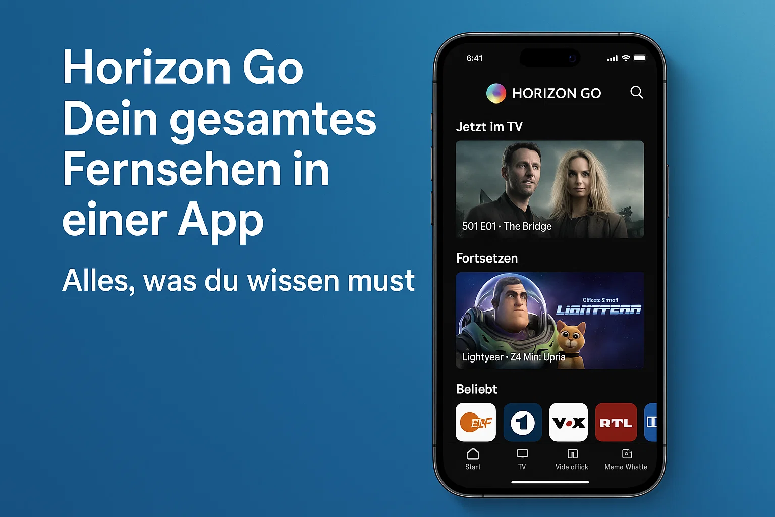 Horizon Go: Dein gesamtes Fernsehen in einer App – Alles, was du wissen musst