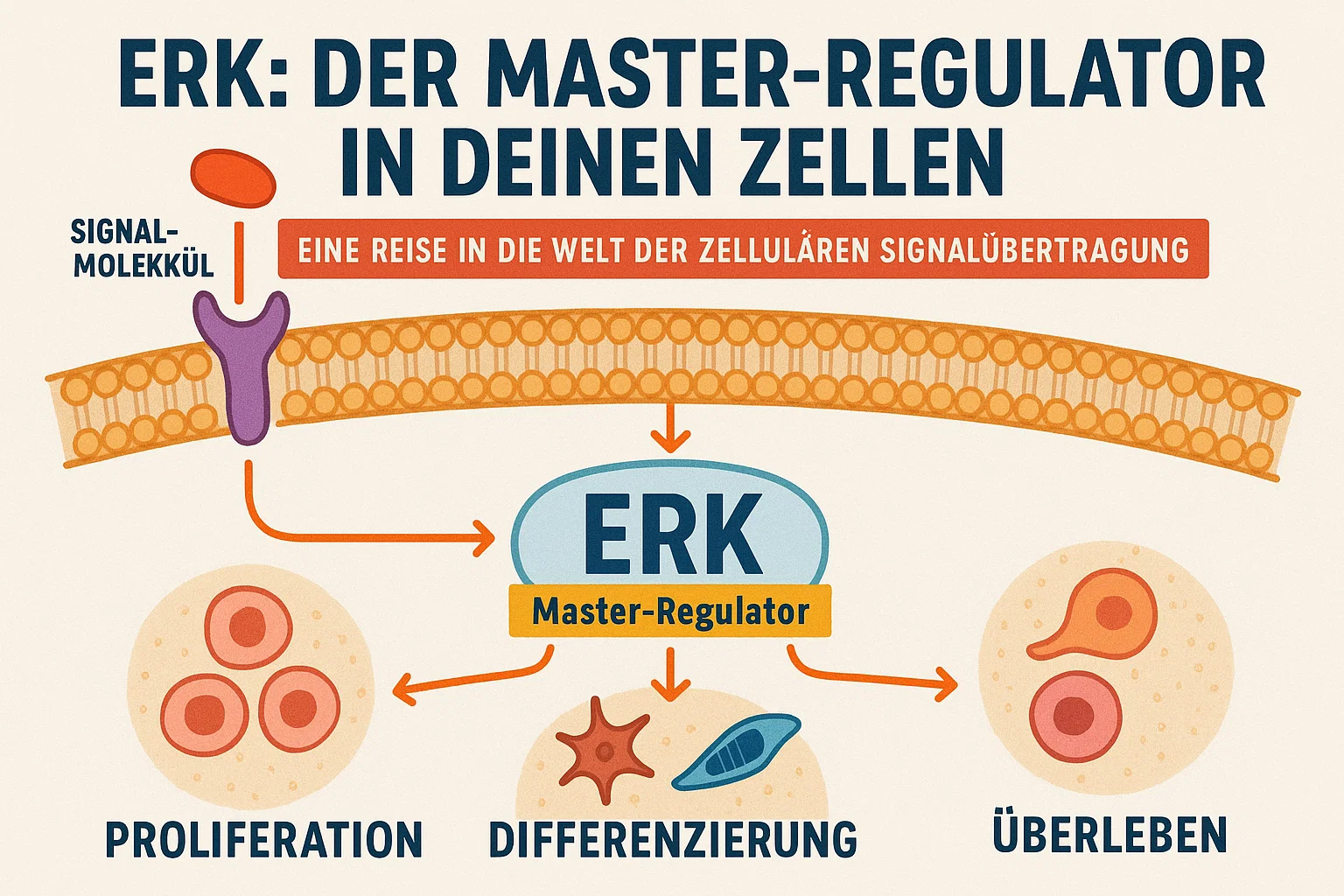 ERK: Der Master-Regulator in Deinen Zellen – Eine Reise in die Welt der zellulären Signalübertragung