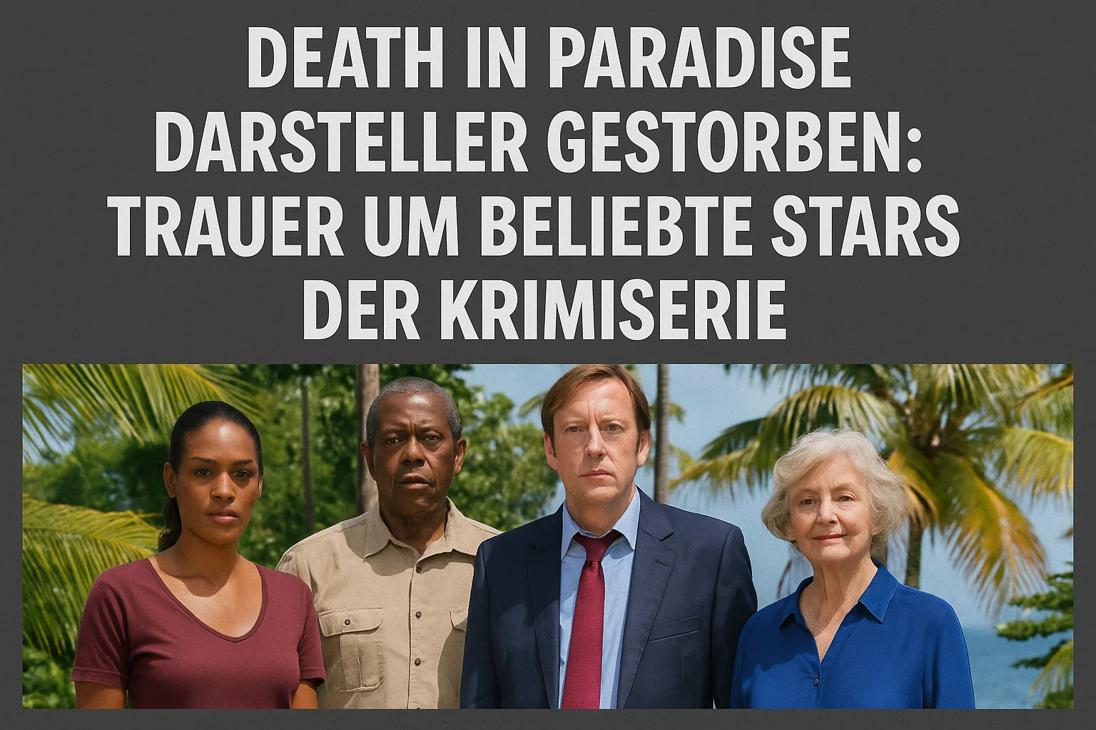 Death in Paradise Darsteller gestorben: Trauer um beliebte Stars der Krimiserie