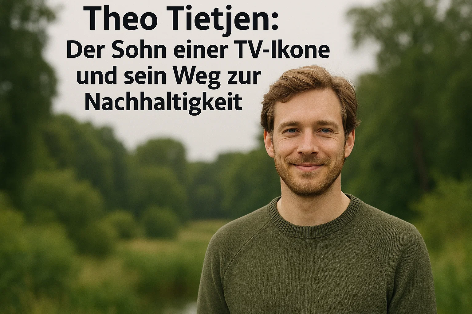 Theo Tietjen: Der Sohn einer TV-Ikone und sein Weg zur Nachhaltigkeit