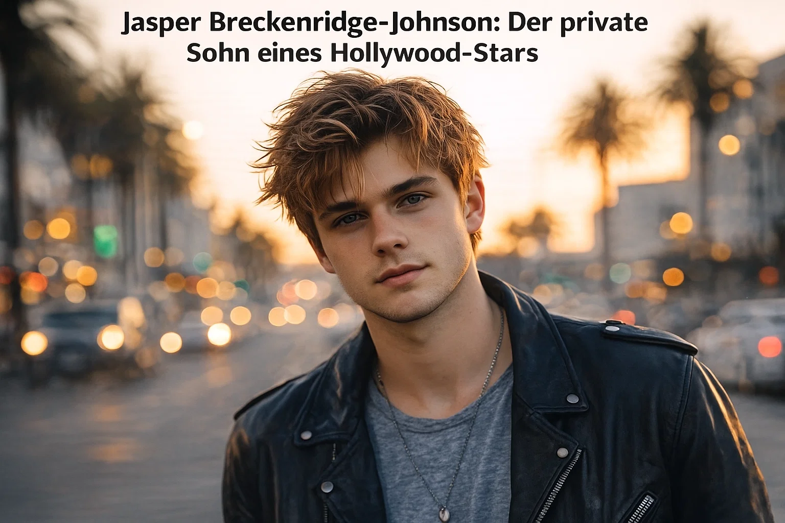 Jasper Breckenridge-Johnson: Der private Sohn eines Hollywood-Stars