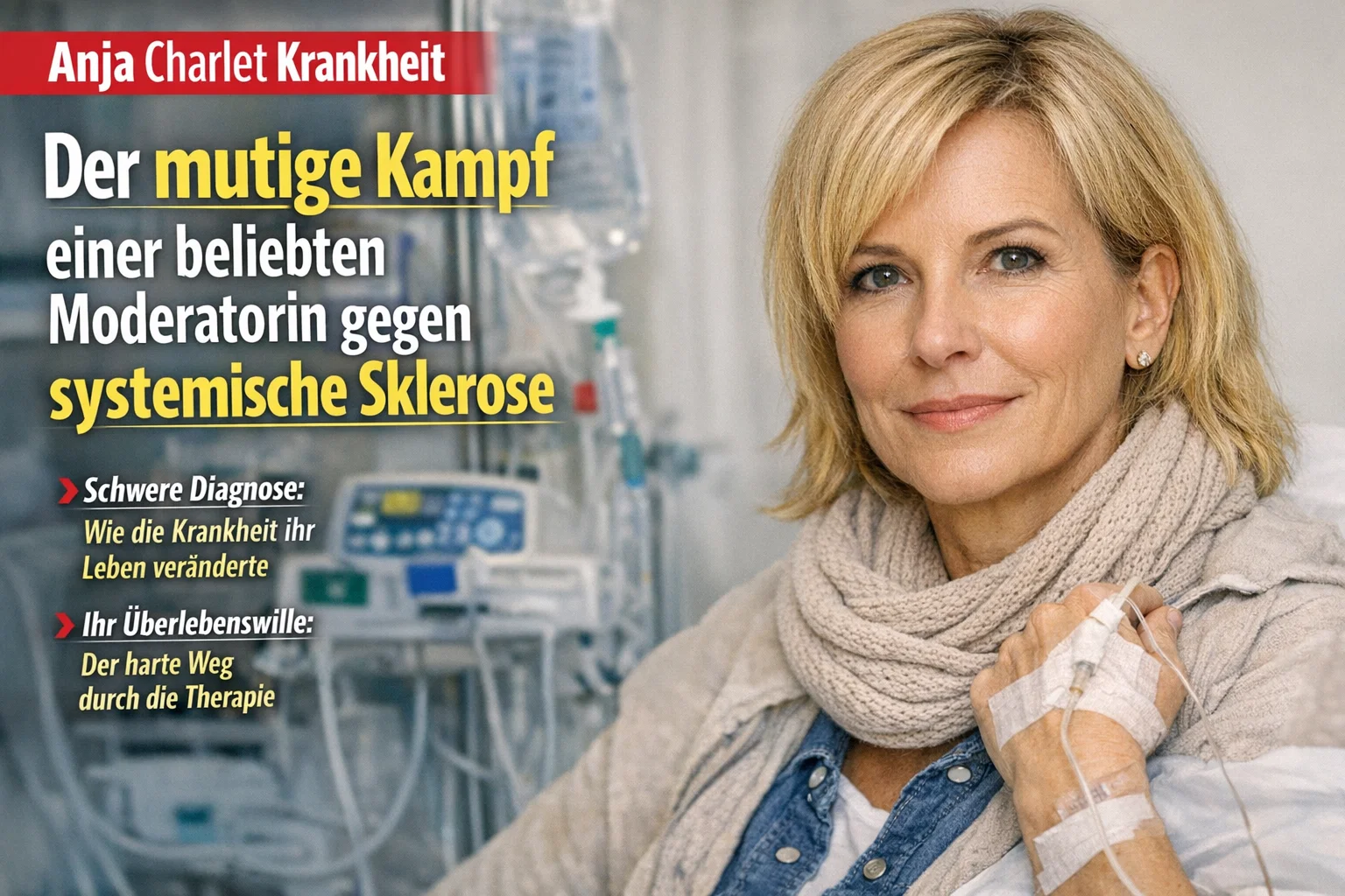 Anja Charlet Krankheit: Der mutige Kampf einer beliebten Moderatorin gegen systemische Sklerose