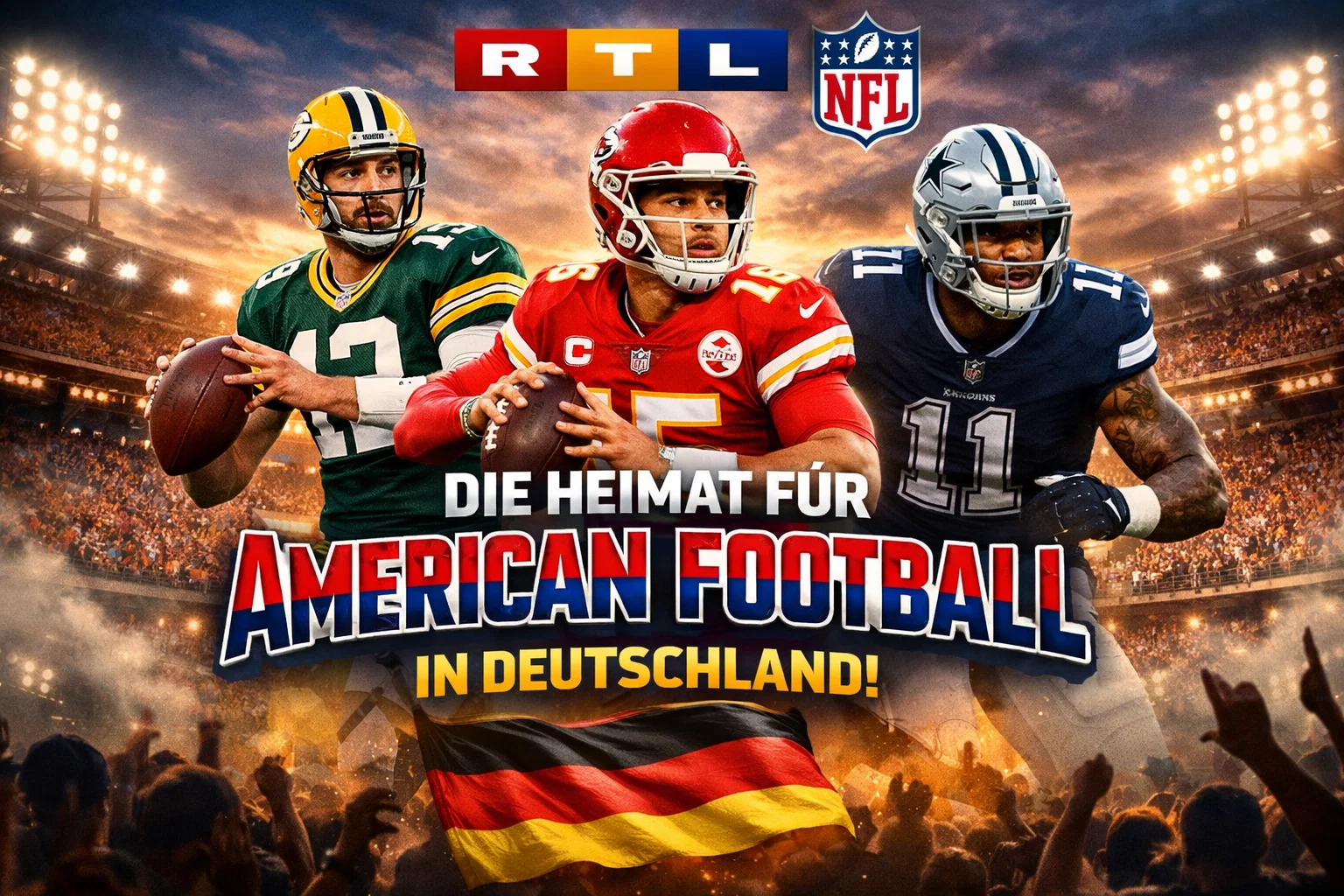 RTL NFL: Die Heimat für American Football in Deutschland