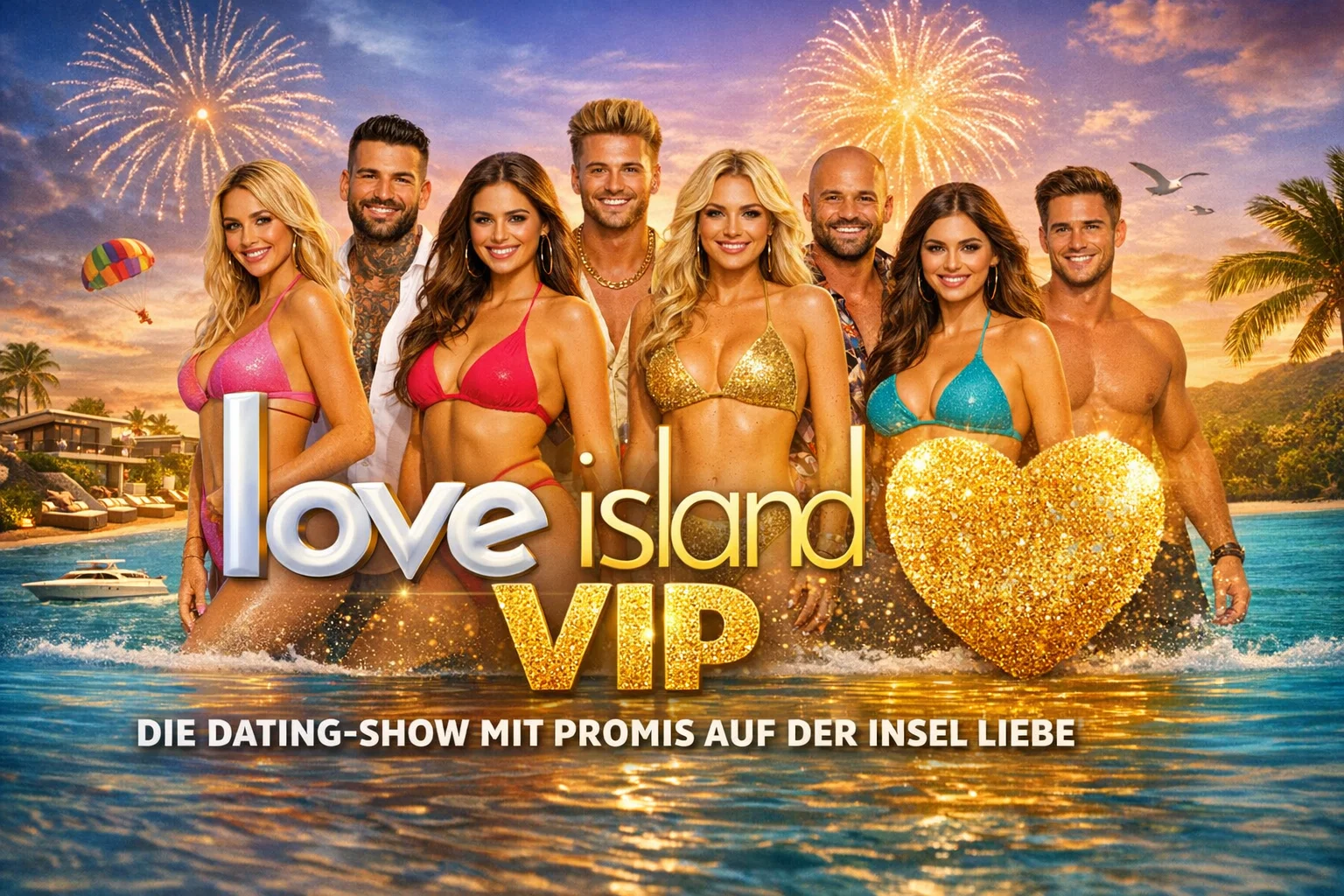 Love Island VIP: Die Dating-Show mit Promis auf der Insel Liebe