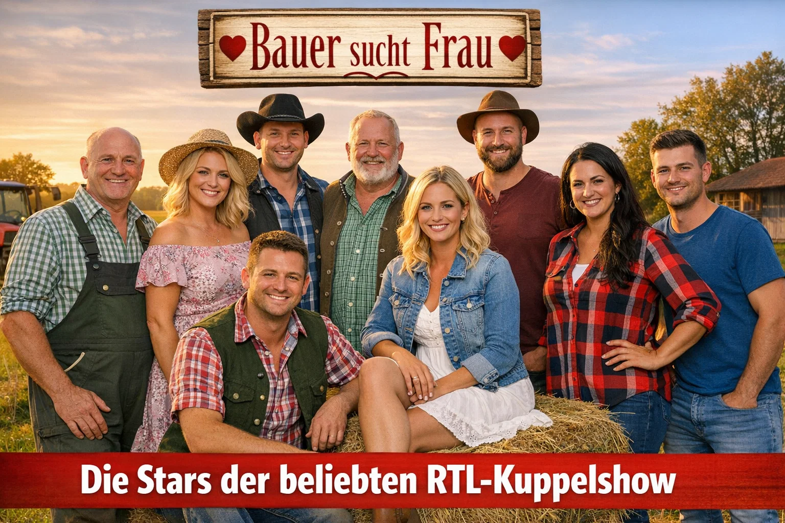 Bauer sucht Frau Kandidaten: Die Stars der beliebten RTL-Kuppelshow