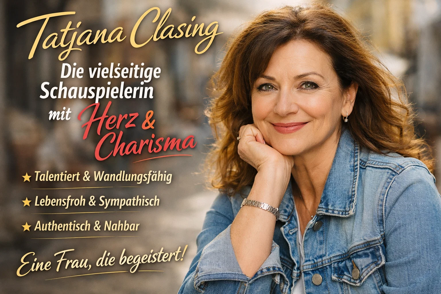 Tatjana Clasing: Die vielseitige Schauspielerin mit Herz Charisma