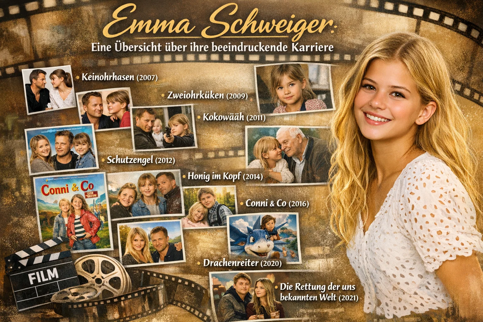 Filme von Emma Schweiger: Eine Übersicht über ihre beeindruckende Karriere