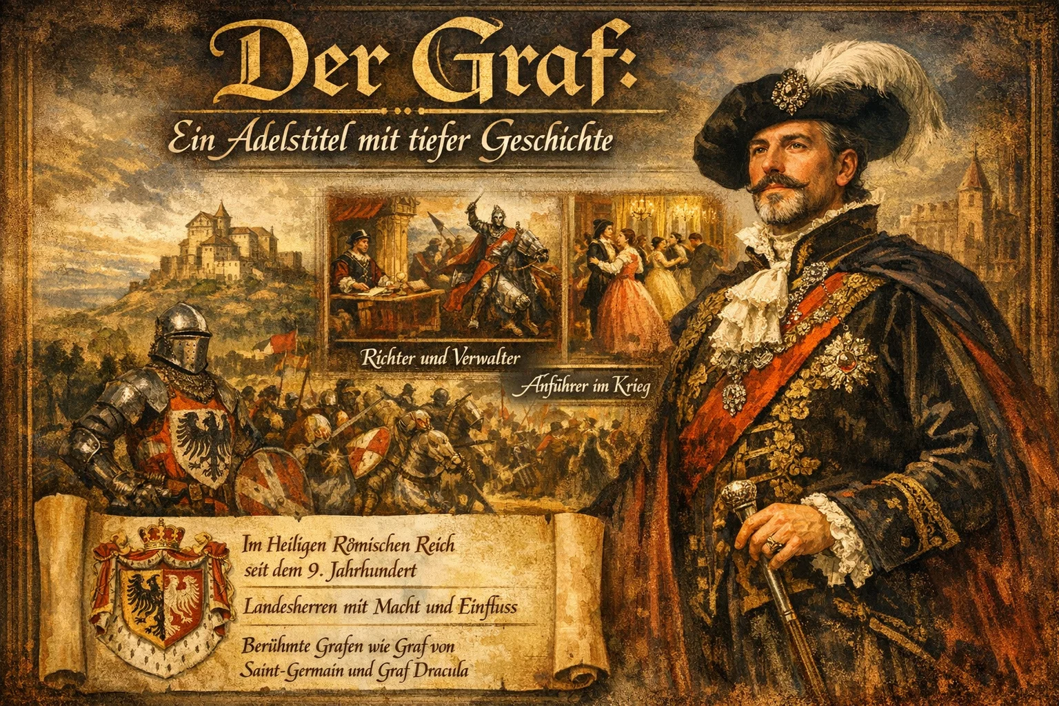 Der Graf: Ein Adelstitel mit tiefer Geschichte