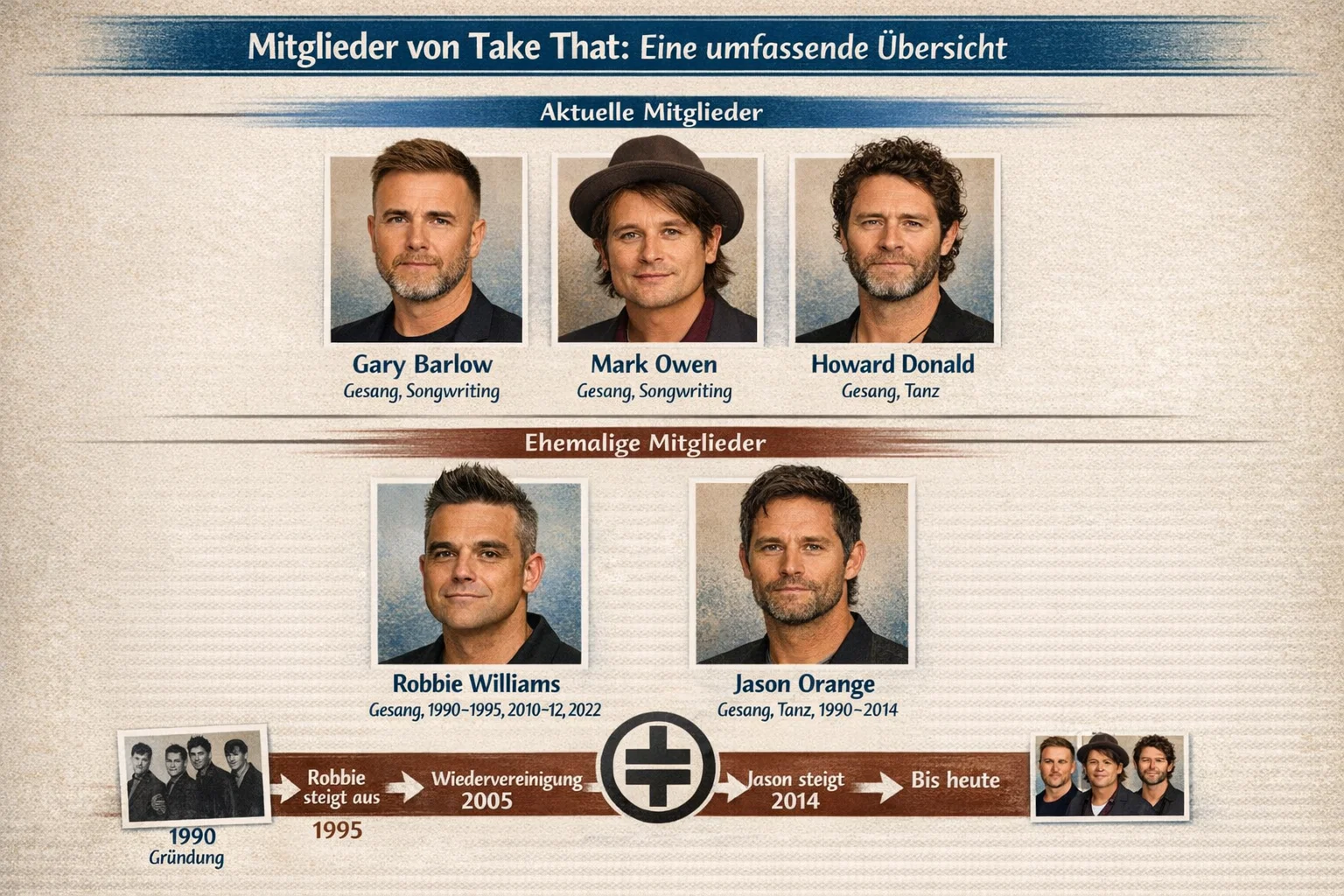 Mitglieder von Take That: Eine umfassende Übersicht