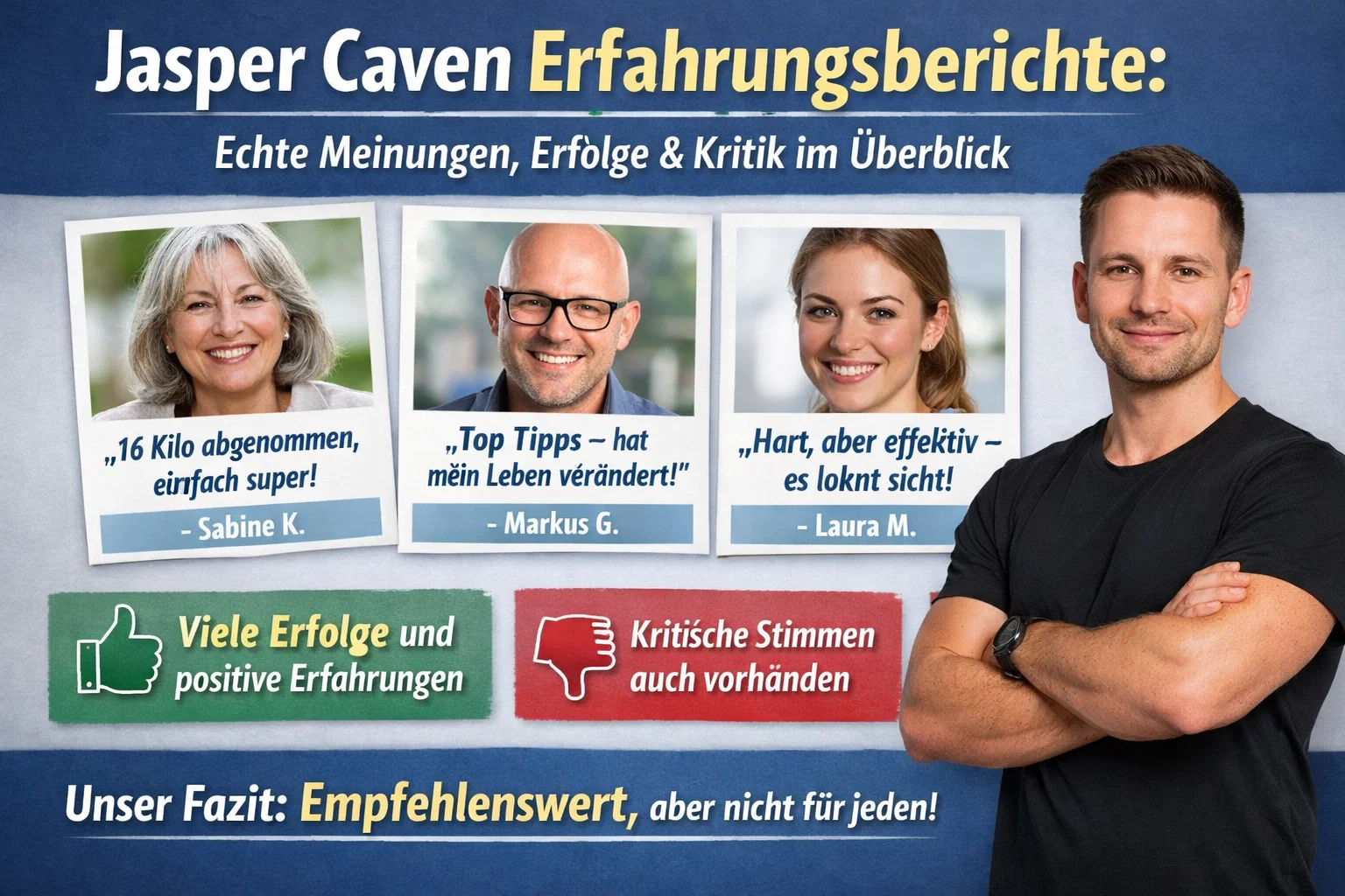 Jasper Caven Erfahrungsberichte: Echte Meinungen, Erfolge Kritik im Überblick