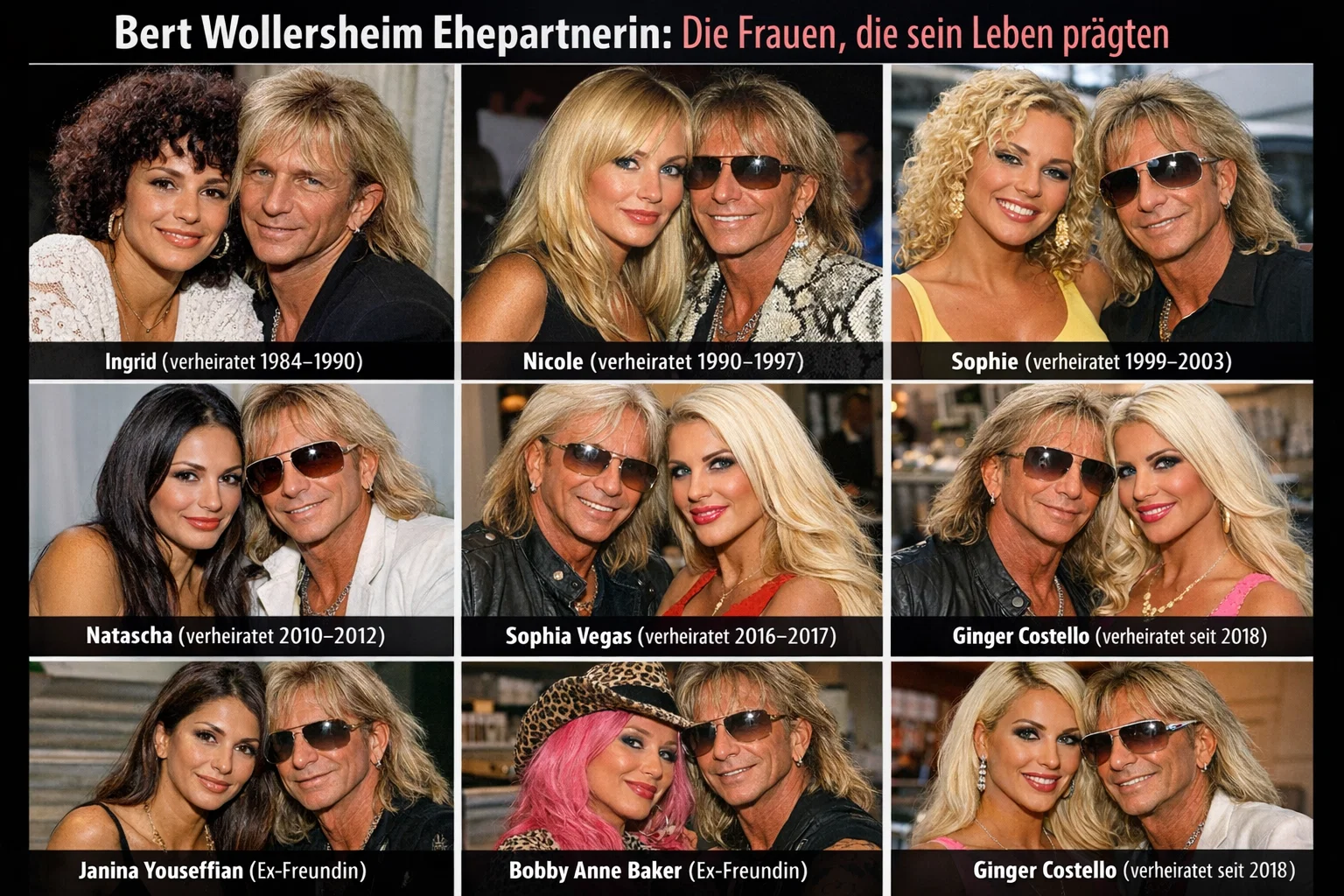 Bert Wollersheim Ehepartnerin: Die Frauen, die sein Leben prägten