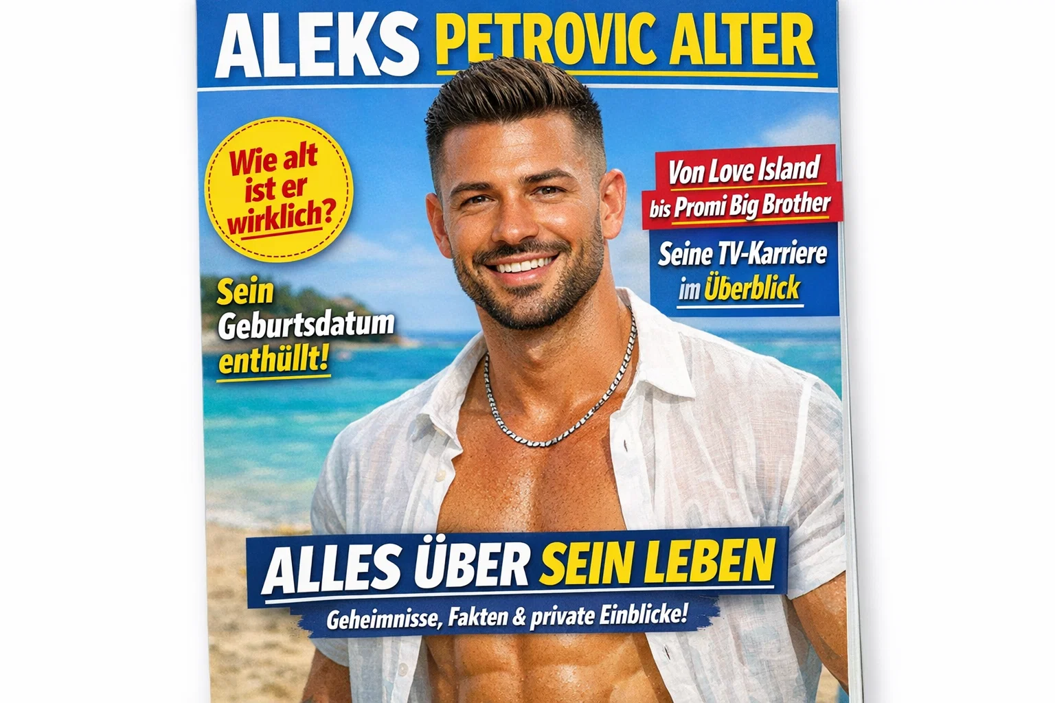 Aleks Petrovic Alter: Alles über das Alter des Reality-Stars sein Leben