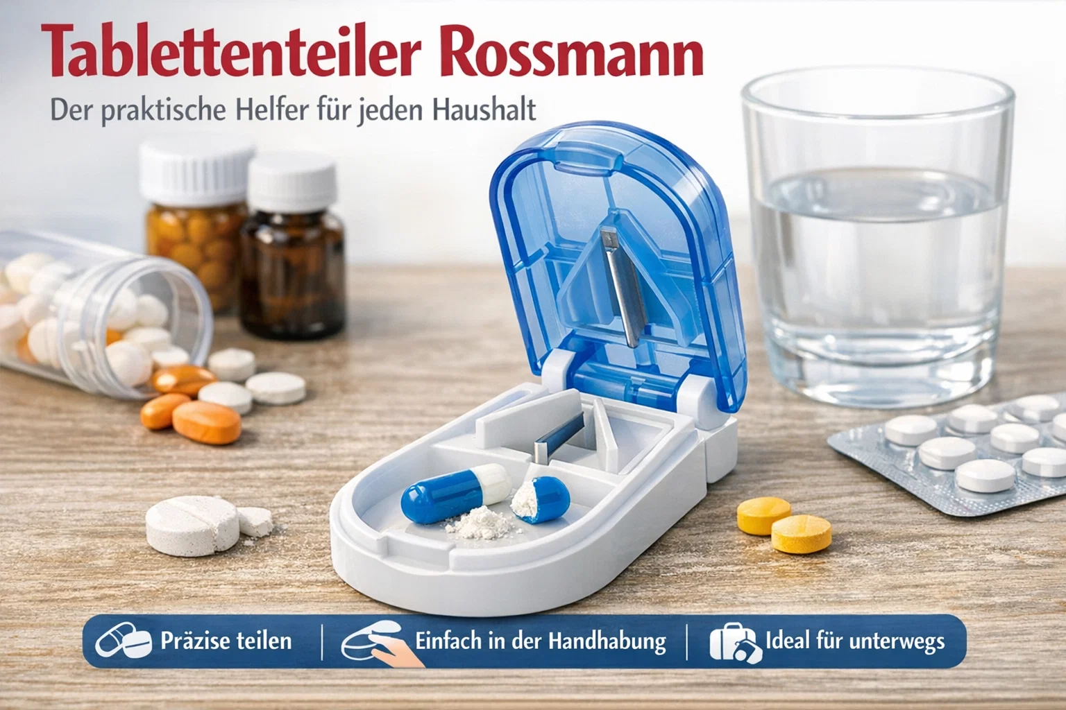 Tablettenteiler Rossmann – Der praktische Helfer für jeden Haushalt