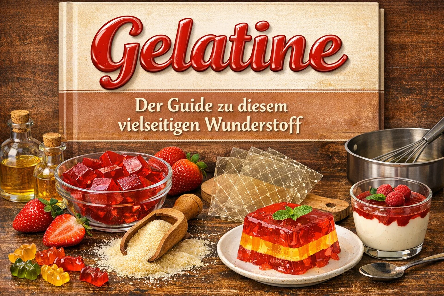 Gelatine: Der Guide zu diesem vielseitigen Wunderstoff