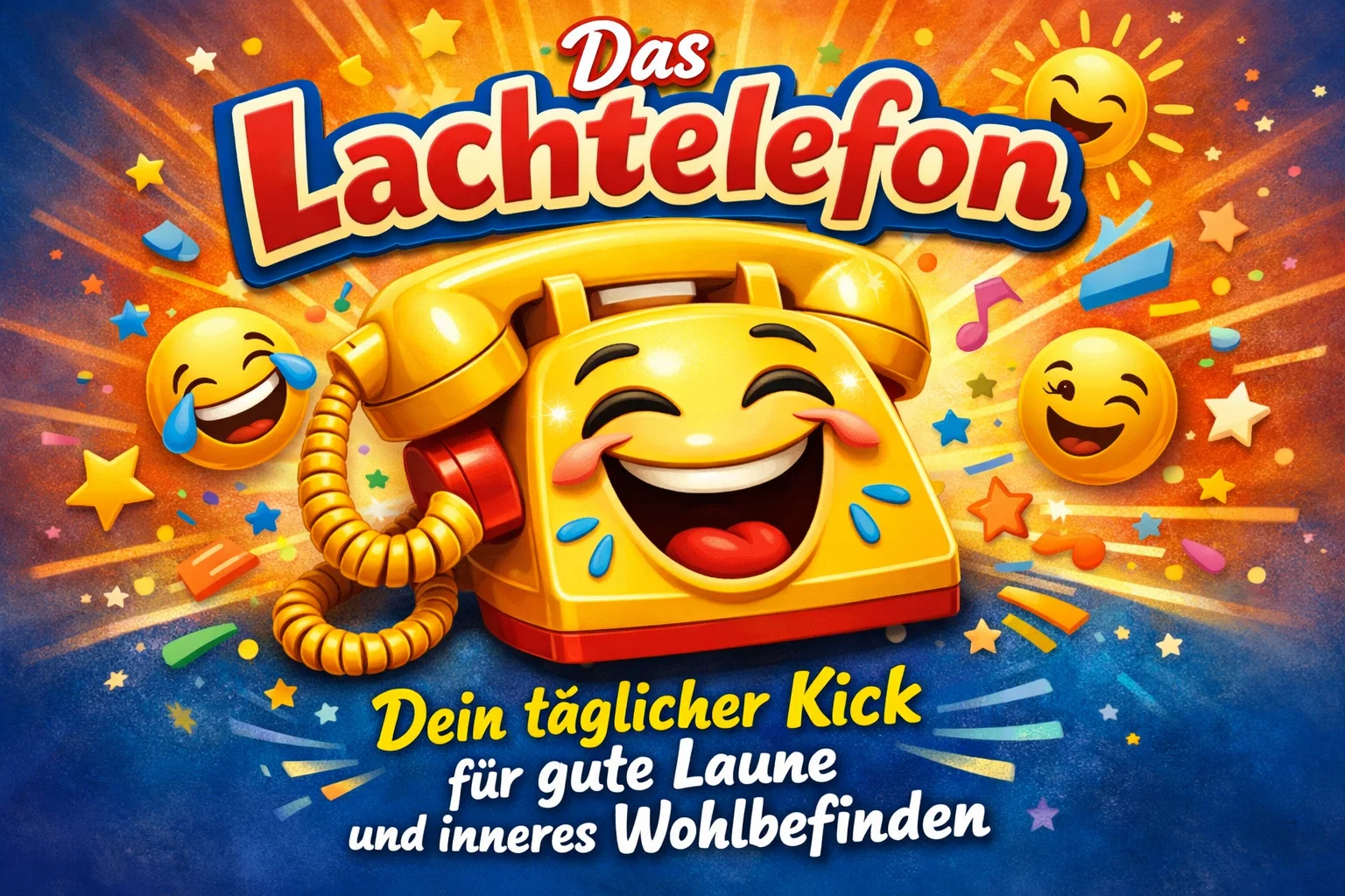 Das Lachtelefon: Dein täglicher Kick für gute Laune und inneres Wohlbefinden