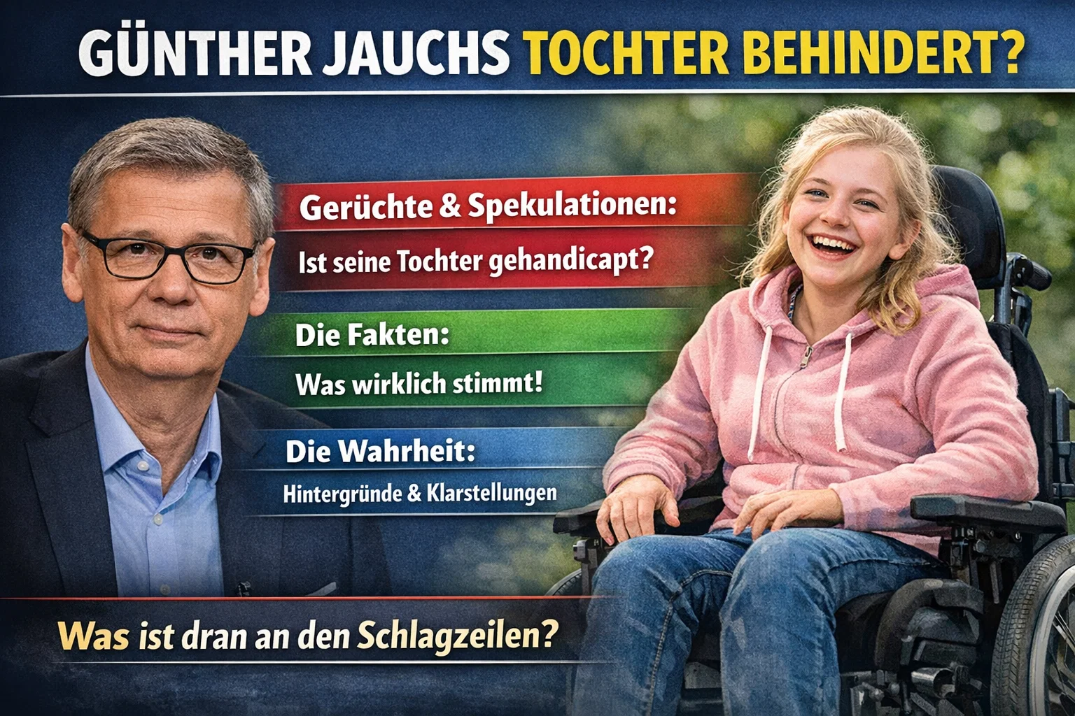 günther jauchs tochter behindert – Fakten, Gerüchte und die Wahrheit hinter den Schlagzeilen