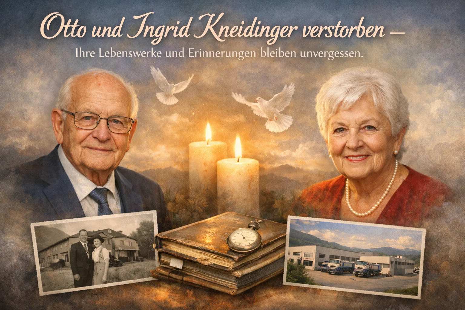 Otto und Ingrid Kneidinger verstorben – Ihre Lebenswerke und Erinnerungen bleiben unvergessen