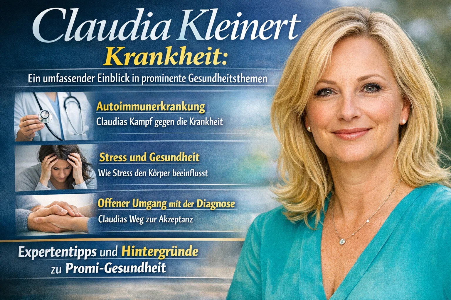 Claudia Kleinert Krankheit: Ein umfassender Einblick in prominente Gesundheitsthemen
