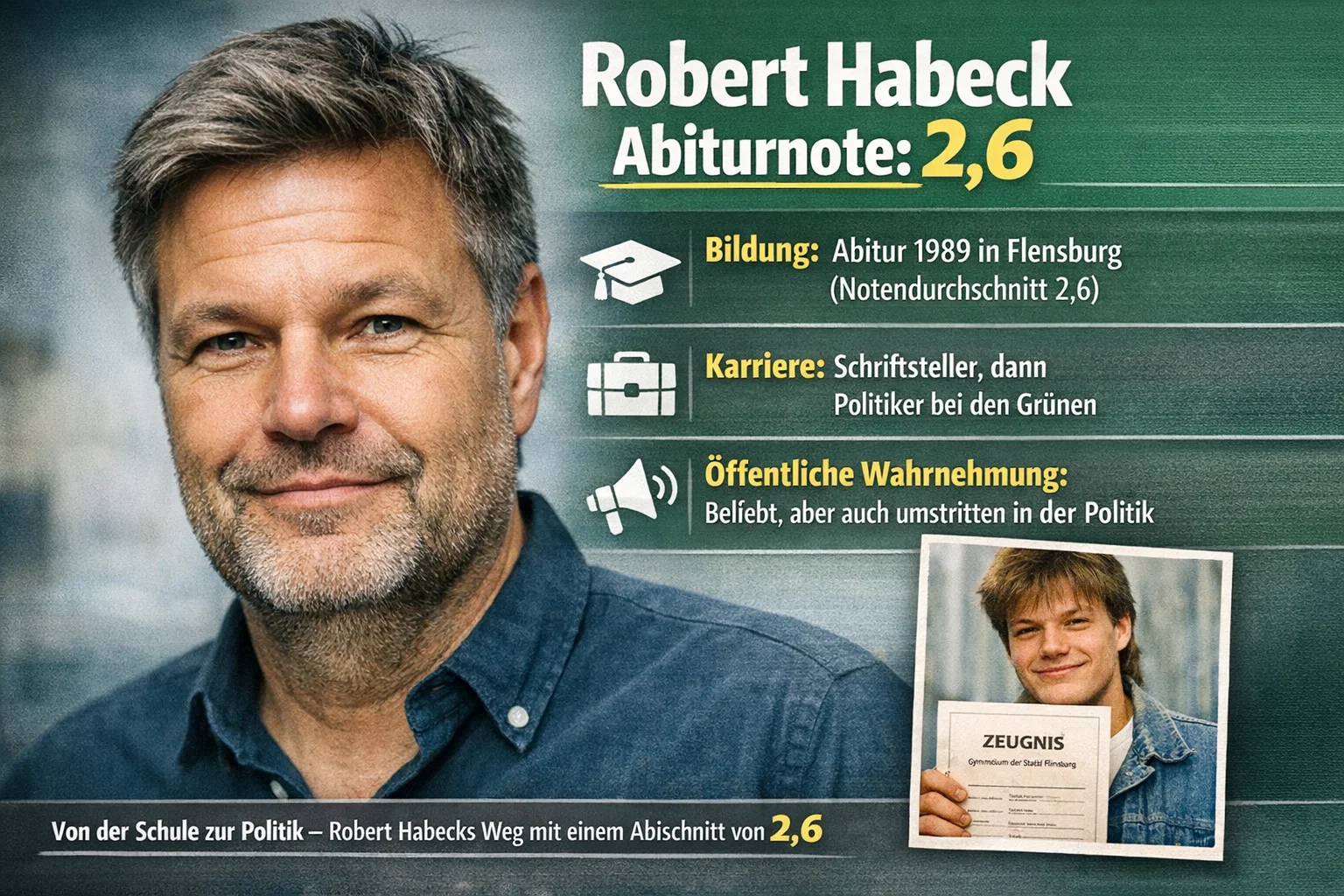 Robert Habeck Abiturnote: Bildung, Karriere und öffentliche Wahrnehmung