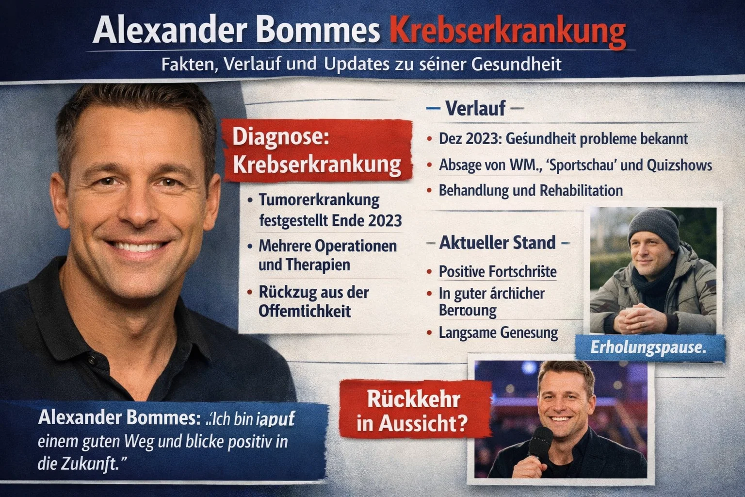 Alexander Bommes Krebserkrankung: Fakten, Verlauf und Updates zu seiner Gesundheit