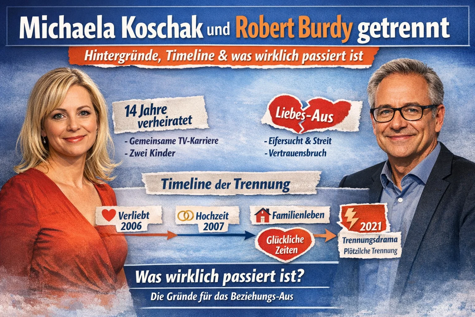 Michaela Koschak und Robert Burdy getrennt: Hintergründe, Timeline & was wirklich passiert ist