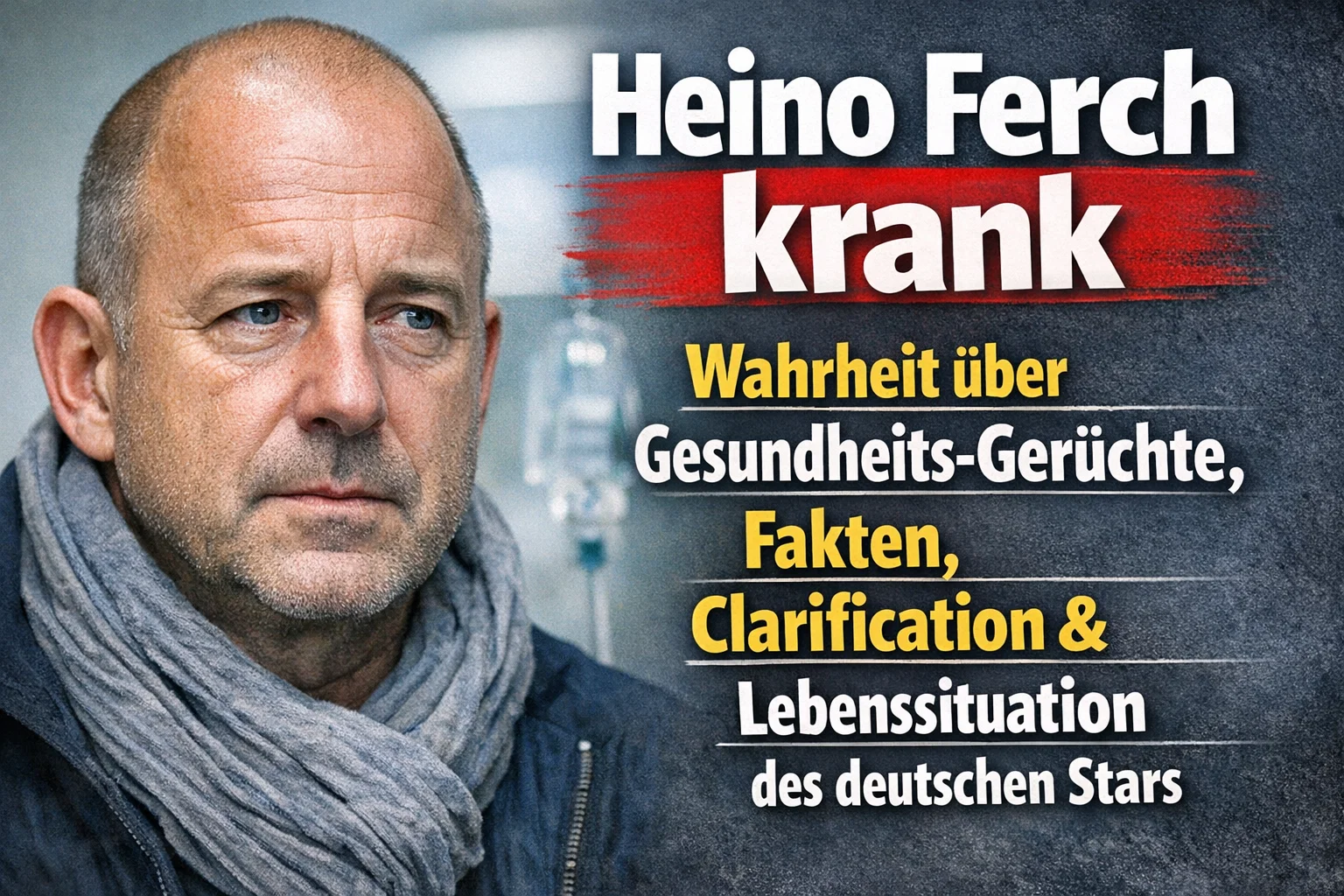Heino Ferch krank – Wahrheit über Gesundheits‑Gerüchte, Fakten, Clarification & Lebenssituation des deutschen Stars