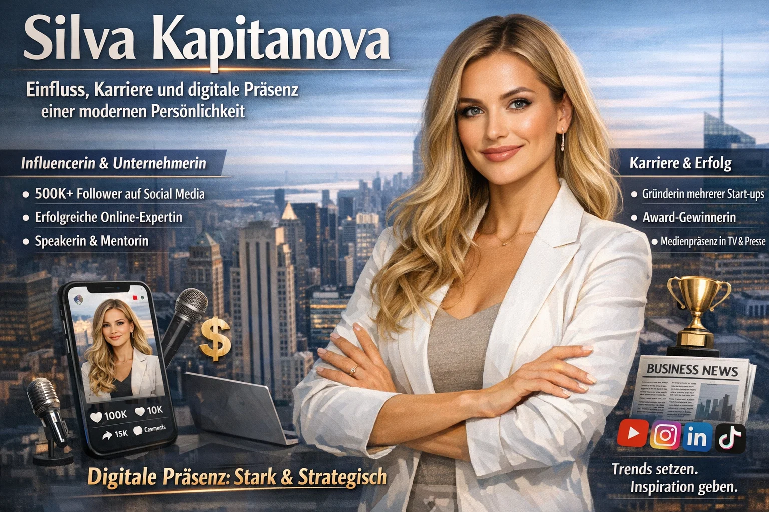 Silva Kapitanova: Einfluss, Karriere und digitale Präsenz einer modernen Persönlichkeit