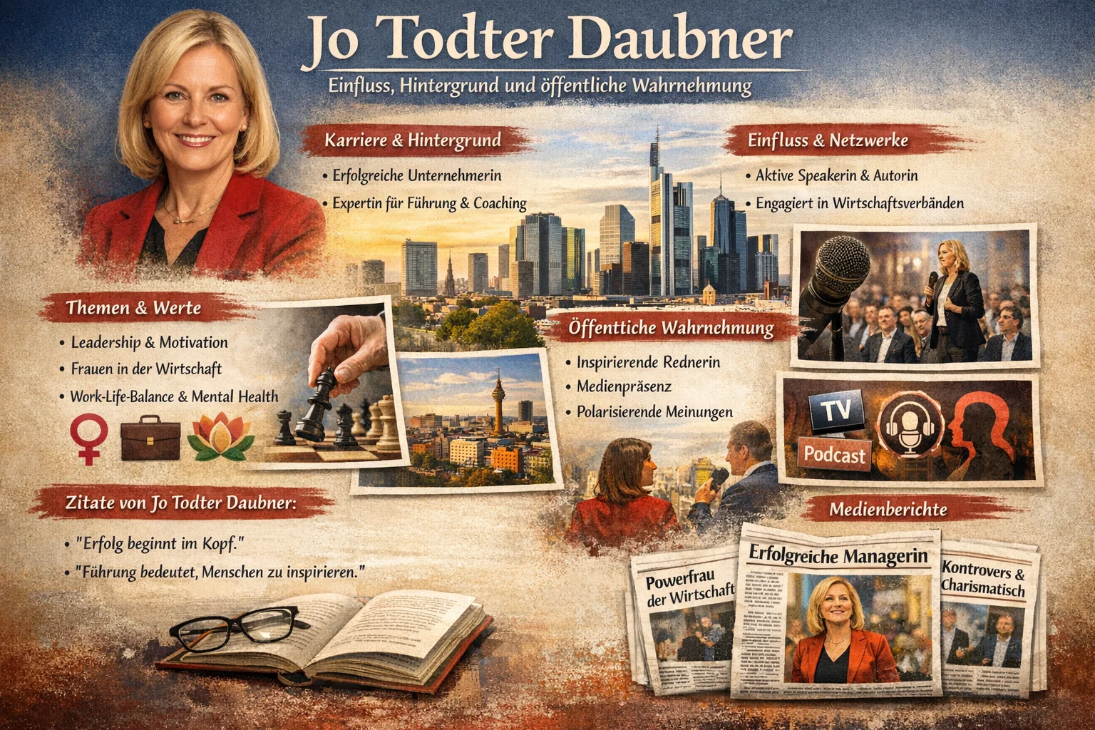 Jo Todter Daubner – Einfluss, Hintergrund und öffentliche Wahrnehmung