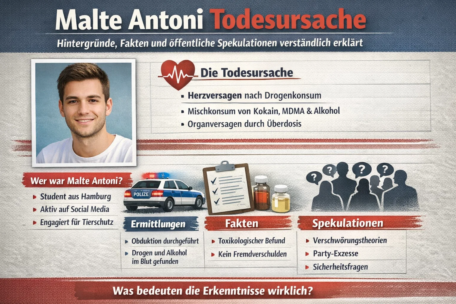 Malte Antoni Todesursache – Hintergründe, Fakten und öffentliche Spekulationen verständlich erklärt