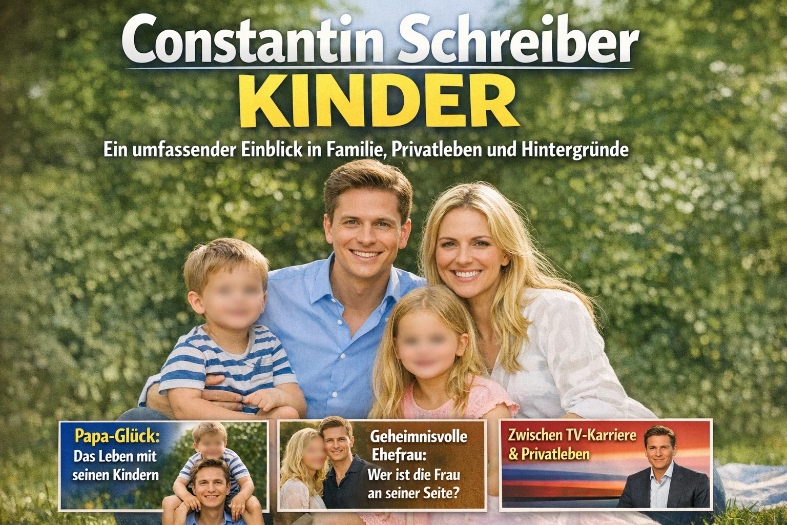 Constantin Schreiber Kinder: Ein umfassender Einblick in Familie, Privatleben und Hintergründe