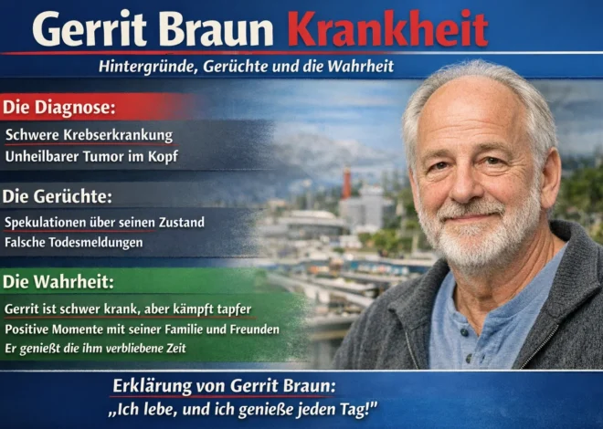 Gerrit Braun Krankheit: Hintergründe, Gerüchte und die Wahrheit über seinen Gesundheitszustand