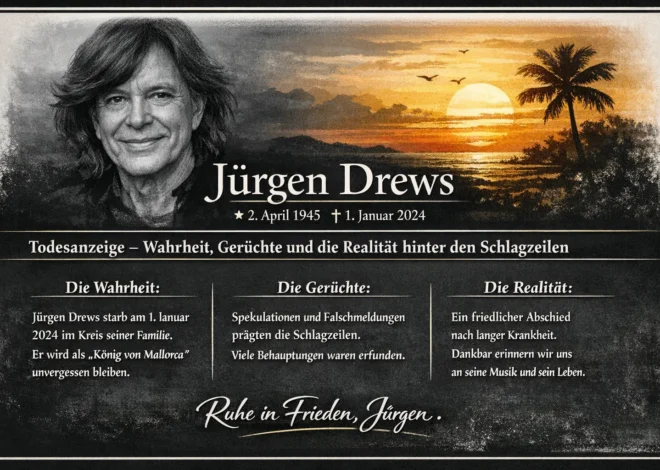 „jï¿½rgen drews todesanzeige – Wahrheit, Gerüchte und die Realität hinter den Schlagzeilen