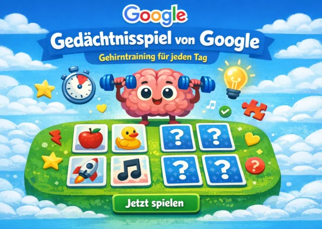 Gedächtnisspiel von Google: Gehirntraining für jeden Tag