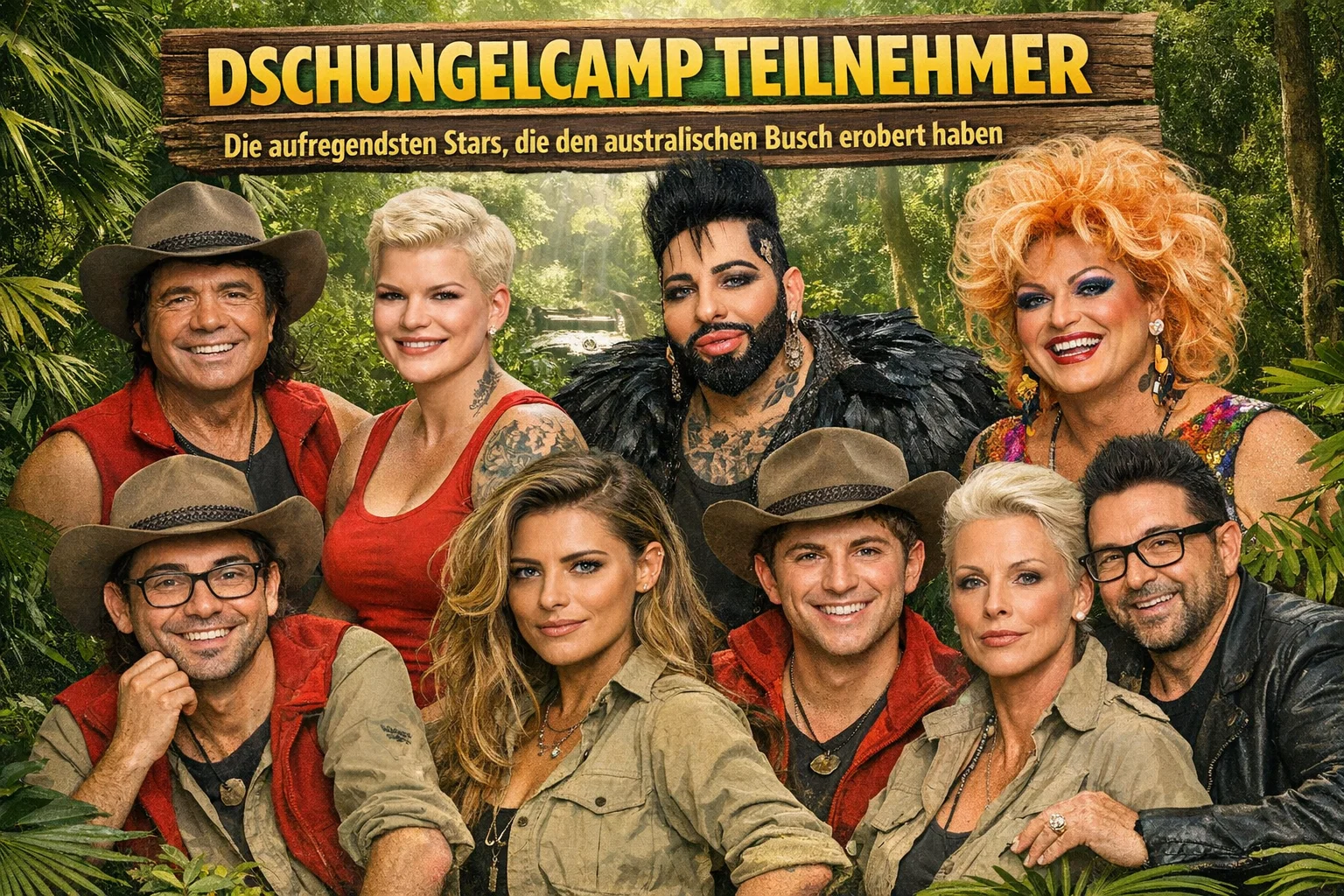 Dschungelcamp Teilnehmer: Die aufregendsten Stars, die den australischen Busch erobert haben