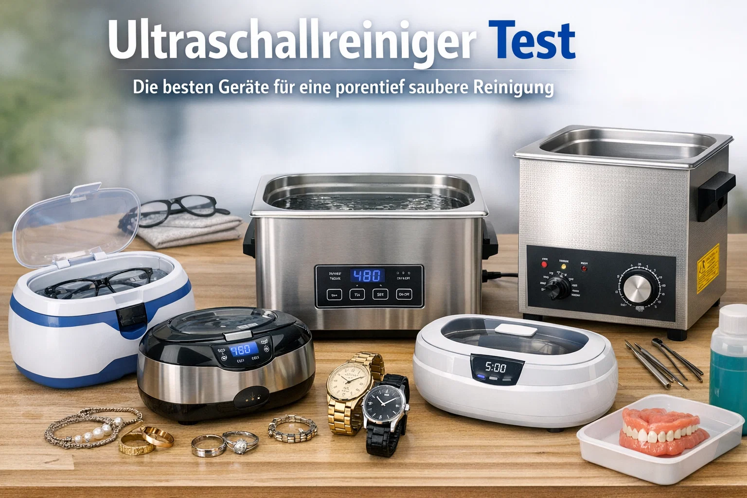Ultraschallreiniger Test: Die besten Geräte für eine porentief saubere Reinigung